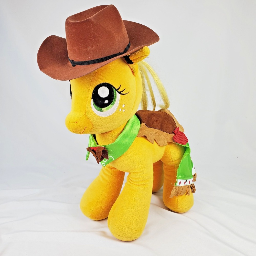 Build A Bear My Little Pony Applejack Gala Dress Cowboy Hat Hair Ribbons